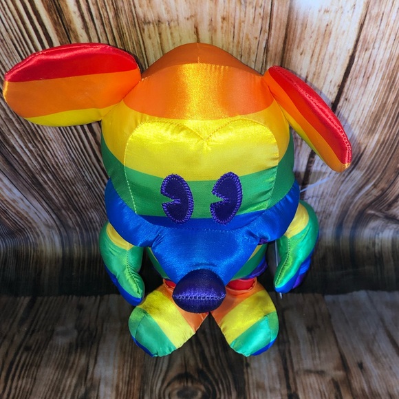 Mickey Mouse Rainbow Disney Plush 2019 Pride Limited Edition - Picture 2 of 8